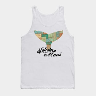 Lahaina,Maui Tapa Tribal Whales Tank Top